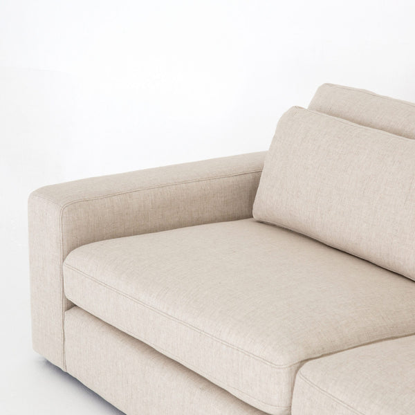 Bloor 4 Pc Raf Sectional with Ottoman in Essence