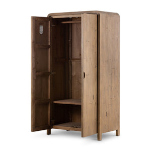 Everson Cabinet In Scrubbed Teak