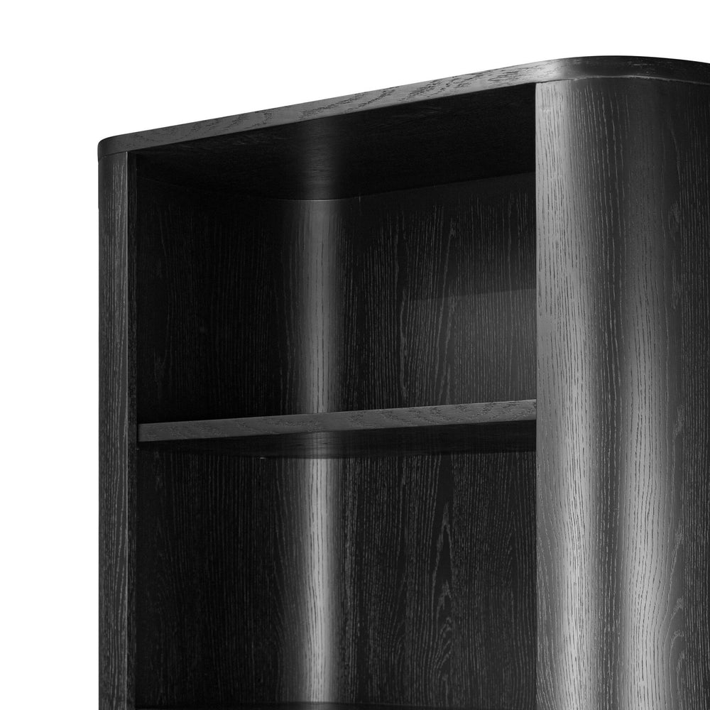 Pilar Bookcase - Charcoal Oak Veneer
