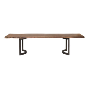 Moe's Bent Small Dining Table in Natural Acacia Wood