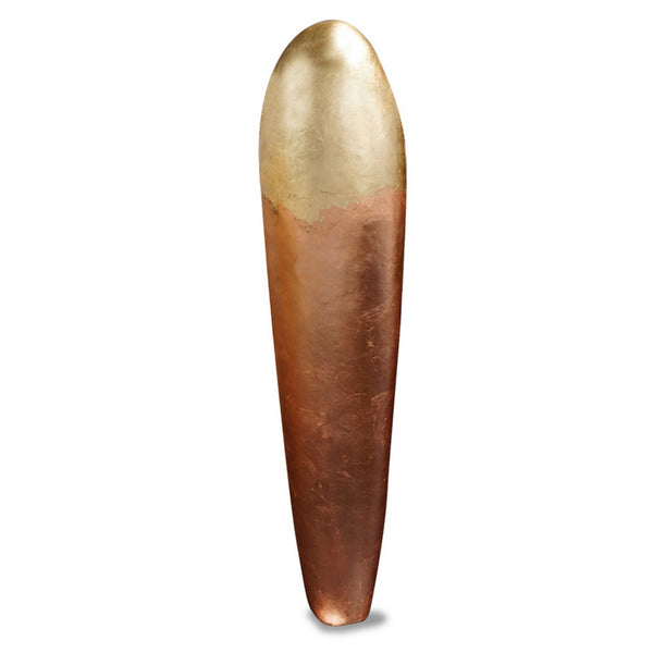 Aya Floor Sculpture, Gilded - Made in Chicago