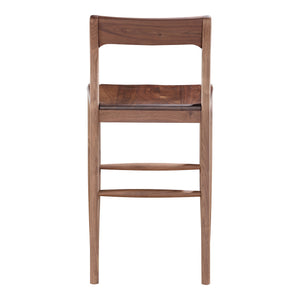 Owing Counter Stool in Walnut Brown