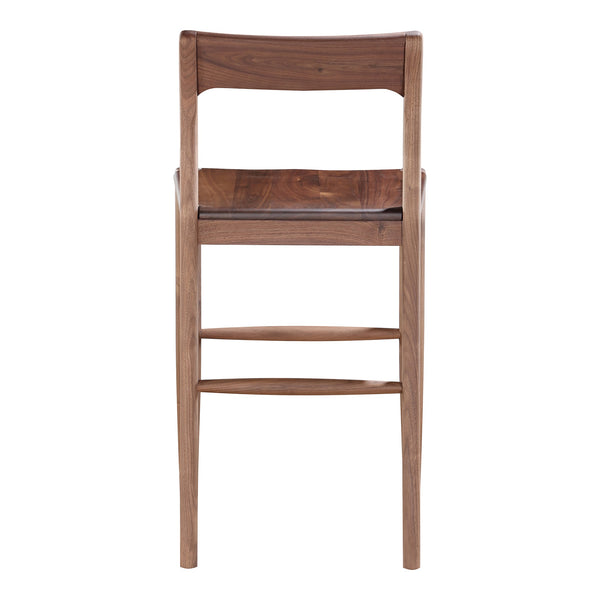 Owing Counter Stool in Walnut Brown