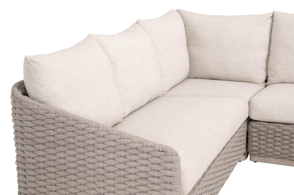 Caspian Outdoor Modular Left Facing 1-Arm Sofa