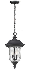 Armstrong Outdoor Chain Light in Black Finish