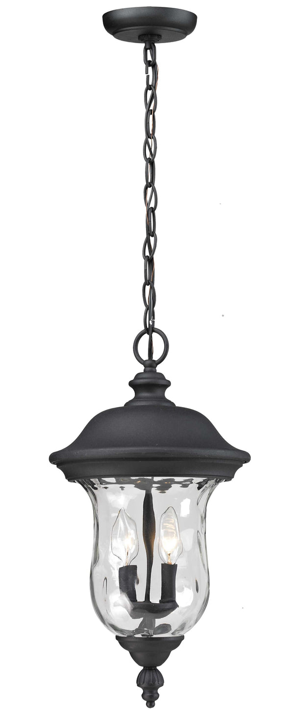Armstrong Outdoor Chain Light in Black Finish