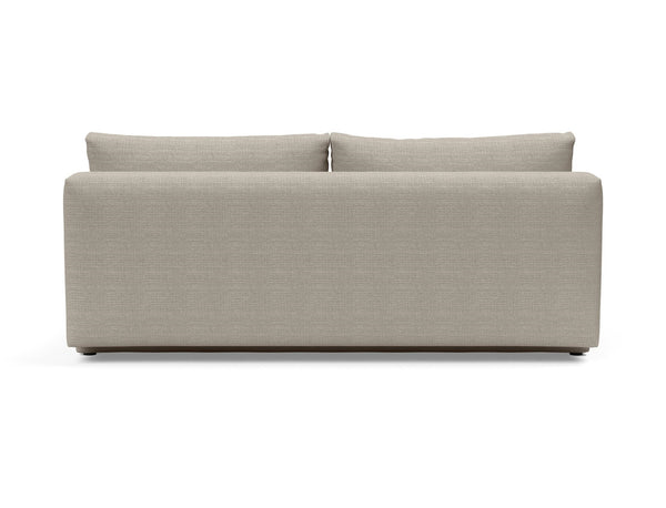 OSVALD FULL SOFABED in KENYA GRAVEL FABRIC WITH Black steel LEGS 579