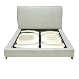 Tate Upholstered Queen Bed with Solid Wood Frame
