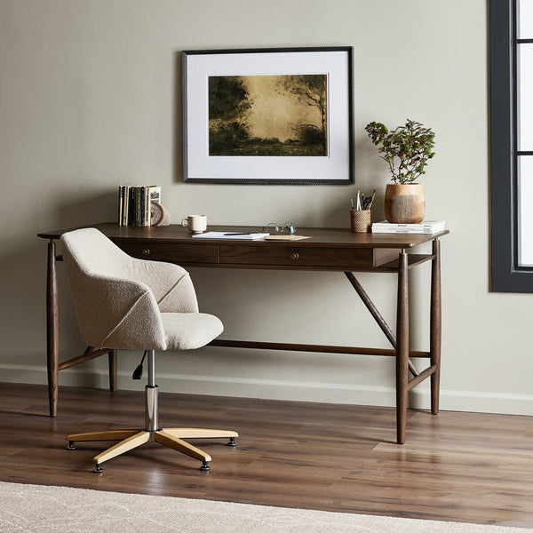 Markia Desk in Aged Oak