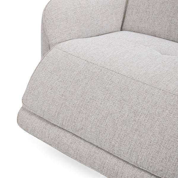 Ostend Upholstered Power Recliner Sofa with Headrest - Gray
