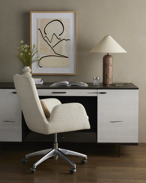 Leda Desk Chair - Omari Natural