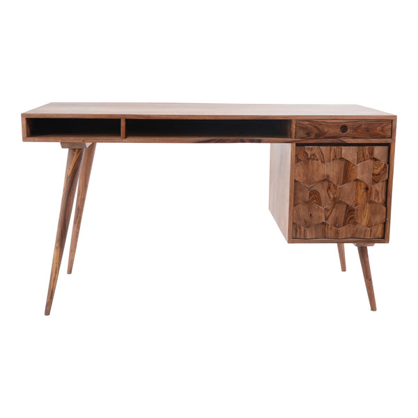 Moe's O2 Desk with Sheesham Wood and Drawer