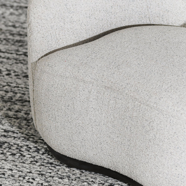 Beverly Upholstered Swivel Chair - Coastal Breeze