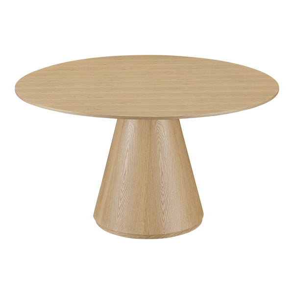Moe's Otago 47" Round Dining Table in Oak