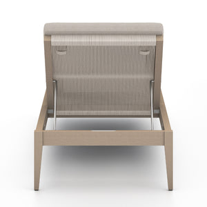 Sherwood Outdoor Chaise Lounge In Bwn/Stone