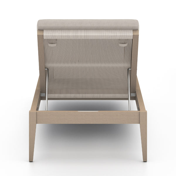 Sherwood Outdoor Chaise Lounge In Bwn/Stone