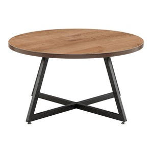 Courtdale KD Round Coffee Table , Gliese Brown