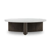 Toli Coffee Table - Italian White Marble