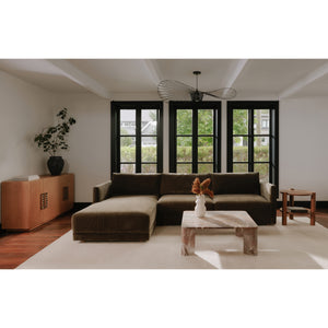 Bryn Sectional Right in Heritage Cedar Green
