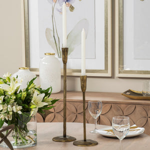 Levit (Small) Gold Table Candle Holder