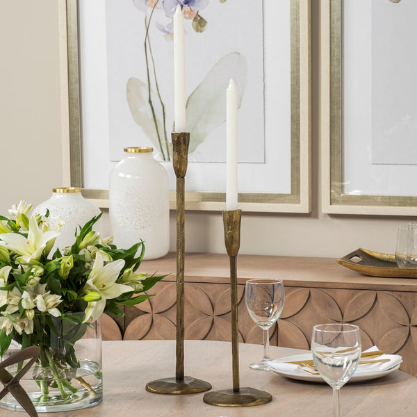 Levit (Small) Gold Table Candle Holder