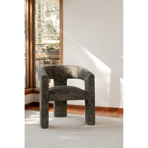 Moe's Elo Armchair in Black Polyester