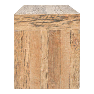 Evander Dining Stool in Natural Reclaimed Oak
