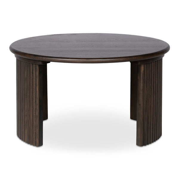 Moe's Penny Nesting Coffee Table in Dark Brown Oak