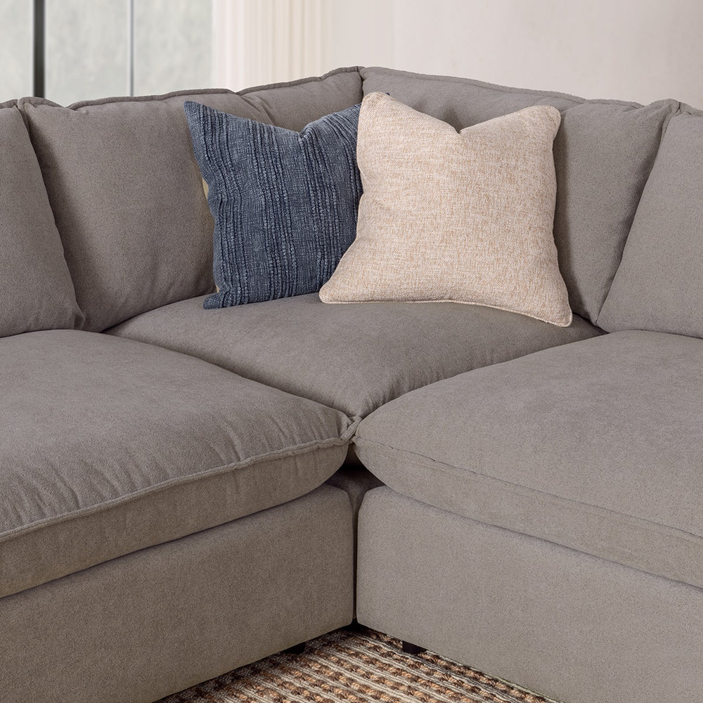 Caplan 5-Piece Modular Sectional Sofa - Elite Charcoal