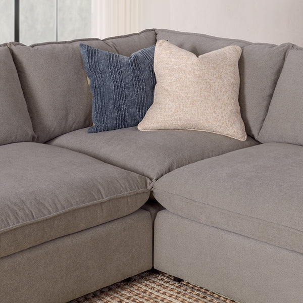 Caplan 5-Piece Modular Sectional Sofa - Elite Charcoal