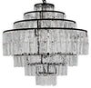 Satellite Chandelier, Black Steel