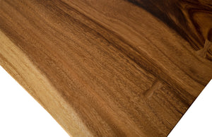 Iron Frame Bar Table, Chamcha Wood, Natural