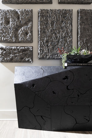 Prism Console Table, Black
