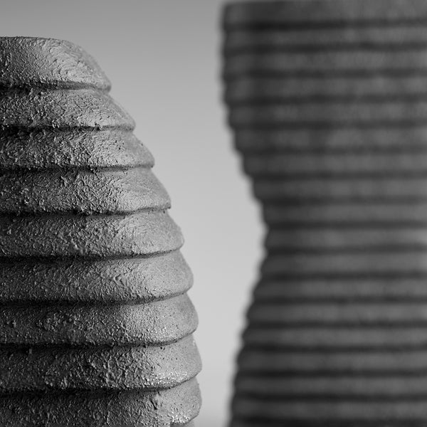 Small Moonstone Vase in Gray