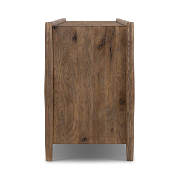 Glenview 9 Drawer Dresser In Weathered Oak