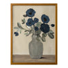 Sentiment Framed Floral Painting in Multicolor