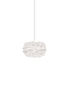 Eos Micro Plug-In Pendant in White with White Cord