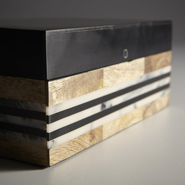 Small Avondale Container in Natural and Black