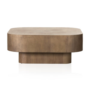 Blanco Coffee Table In Warm Umber Burl