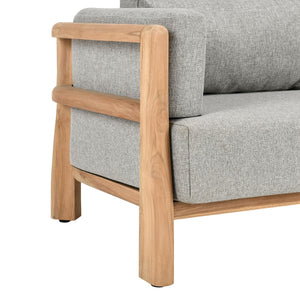 Aston Outdoor Sofa - Natural/Gray Teak