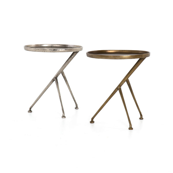 Schmidt Accent Table-Raw Brass