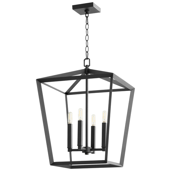 Hyperion 4Lt Chandelier In Noir