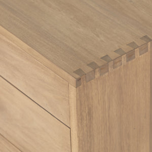 Isador Executive Desk In Dry Wash Poplar