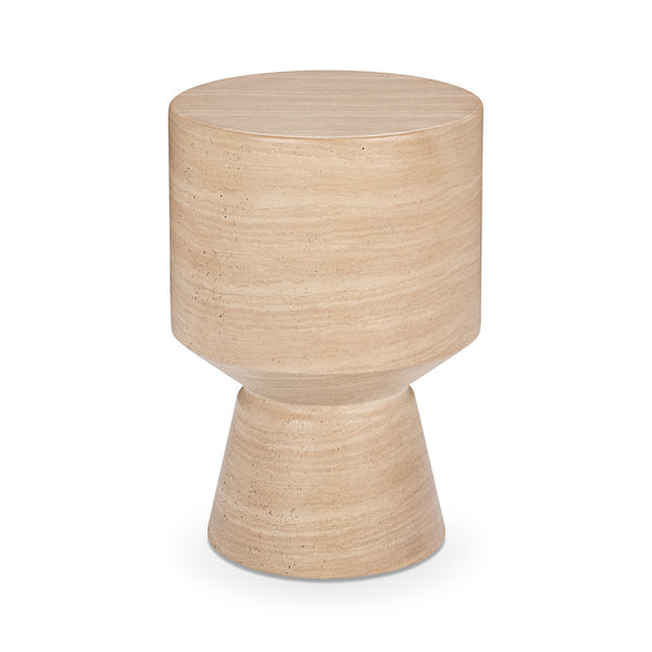 Terrace Outdoor Accent Table - Black, Stain Resistant