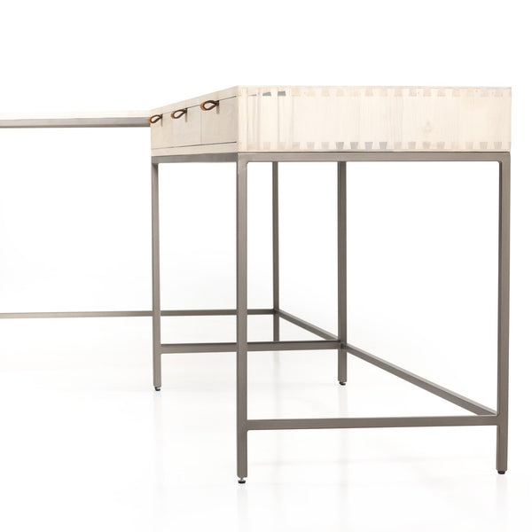 Trey Desk System - Dove Poplar