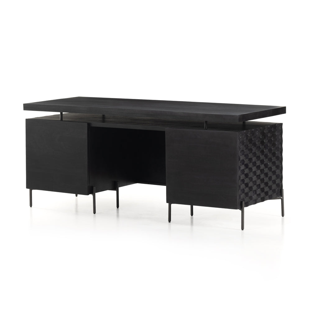 Raffael Desk In Carved Black Wash