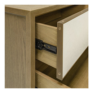 Moe's Marcelle Nightstand with Shagreen Door