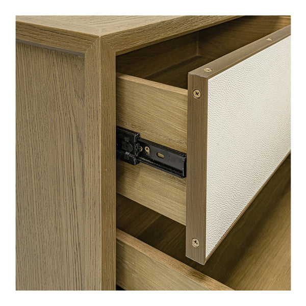 Moe's Marcelle Nightstand with Shagreen Door