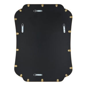 Athena Brushed Brass Mirror