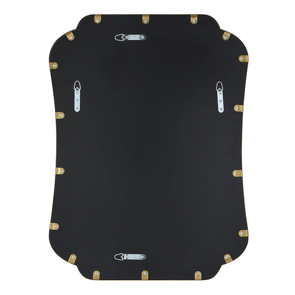 Athena Brushed Brass Mirror